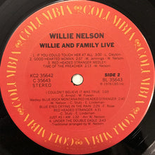 Charger l'image dans la galerie, Willie Nelson : Willie And Family Live (2xLP, Album, Ter)