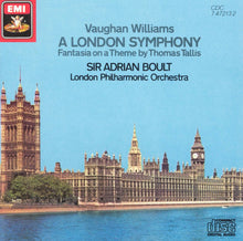 Load image into Gallery viewer, Vaughn Williams* - London Philharmonic Orchestra, Sir Adrian Boult : A London Symphony / Fantasia On A Theme By Thomas Tallis (CD, Comp)