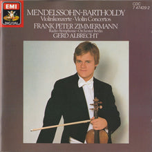 Load image into Gallery viewer, Felix Mendelssohn-Bartholdy, Frank Peter Zimmermann, Radio-Symphonie-Orchester Berlin, Gerd Albrecht : Violinkonzerte • Violin Concertos (CD)