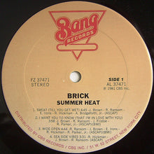 Load image into Gallery viewer, Brick : Summer Heat (LP, Album)