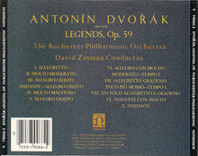 Load image into Gallery viewer, Dvořák* - The Rochester Philharmonic Orchestra*, David Zinman : Legends (CD, Album, Tar)