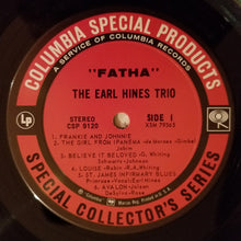 Laden Sie das Bild in den Galerie-Viewer, The New Earl Hines Trio* : Fatha (LP, Album, Pit)