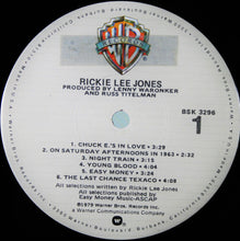 Load image into Gallery viewer, Rickie Lee Jones : Rickie Lee Jones (LP, Album, Jac)