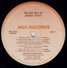 Laden Sie das Bild in den Galerie-Viewer, Conway Twitty : The Very Best Of Conway Twitty (LP, Comp, Pin)
