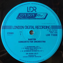Laden Sie das Bild in den Galerie-Viewer, Bartók*, Sir Georg Solti*, Chicago Symphony Orchestra : Concerto For Orchestra / Dance Suite (LP, Dig)