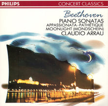 Load image into Gallery viewer, Beethoven* - Claudio Arrau : Piano Sonatas / Apassionata · Pathetique · Moonlight (= Mondschein) (CD, Comp, RM)