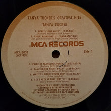 Laden Sie das Bild in den Galerie-Viewer, Tanya Tucker : Tanya Tucker's Greatest Hits (LP, Comp, Pin)