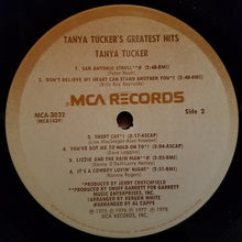 Laden Sie das Bild in den Galerie-Viewer, Tanya Tucker : Tanya Tucker's Greatest Hits (LP, Comp, Pin)