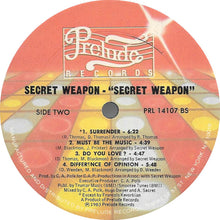 Laden Sie das Bild in den Galerie-Viewer, Secret Weapon (2) : Secret Weapon (LP, Album)