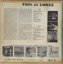 Load image into Gallery viewer, Lorez Alexandria And King Fleming : This Is Lorez (LP, Mono)