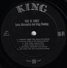 Load image into Gallery viewer, Lorez Alexandria And King Fleming : This Is Lorez (LP, Mono)