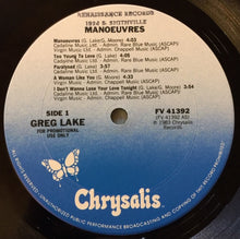Charger l'image dans la galerie, Greg Lake : Manoeuvres (LP, Album, Promo, Pit)