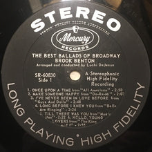Load image into Gallery viewer, Brook Benton : Best Ballads Of Broadway (LP, Album)