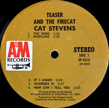 Laden Sie das Bild in den Galerie-Viewer, Cat Stevens : Teaser And The Firecat (LP, Album, Mon)