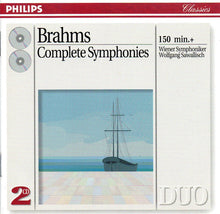 Load image into Gallery viewer, Brahms* - Wiener Symphoniker / Wolfgang Sawallisch : Complete Symphonies (2xCD, Comp, RM)