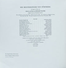 Load image into Gallery viewer, Richard Wagner - Ferdinand Frantz, Gottlob Frick, Benno Kusche, Rudolf Schock, Elisabeth Grümmer, Gerhard Unger, Marga Höffgen, Gustav Neidlinger - Berlin Philharmonic Orchestra*, Rudolf Kempe : Die Meistersinger Von Nürnberg (5xLP, Mono + Box)