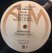 Charger l'image dans la galerie, Rita Coolidge : Anytime... Anywhere (LP, Album, Ter)