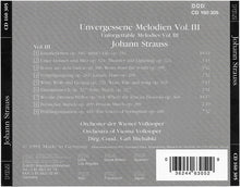 Load image into Gallery viewer, Johann Strauss* : Unvergessene Melodien Vol. III (CD, Comp)