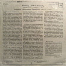 Laden Sie das Bild in den Galerie-Viewer, Stravinsky*, Isaac Stern, Columbia Symphony Orchestra : Stravinsky Conducts Stravinsky: Violin Concerto In D (1931) / Symphony In Three Movements (1945) (LP, RP, Tan)