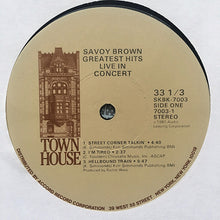 Laden Sie das Bild in den Galerie-Viewer, Savoy Brown : Greatest Hits Live In Concert (2xLP, Album, Jac)