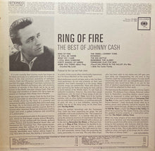Load image into Gallery viewer, Johnny Cash : Ring Of Fire (The Best Of Johnny Cash) (LP, Comp, San)