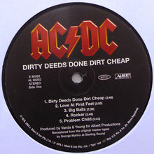 Charger l'image dans la galerie, AC/DC : Dirty Deeds Done Dirt Cheap (LP, Album, RE, RM, 180)
