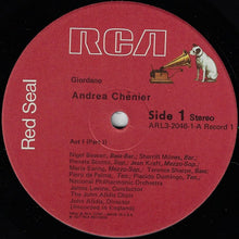 Load image into Gallery viewer, Giordano*, Placido Domingo, Renata Scotto, Sherrill Milnes, James Levine (2) : Andrea Chénier (3xLP + Box)