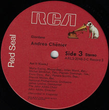 Load image into Gallery viewer, Giordano*, Placido Domingo, Renata Scotto, Sherrill Milnes, James Levine (2) : Andrea Chénier (3xLP + Box)