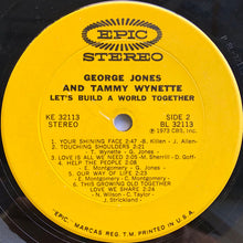 Load image into Gallery viewer, George Jones And Tammy Wynette* : Let's Build A World Together (LP, Album, Ter + 7")