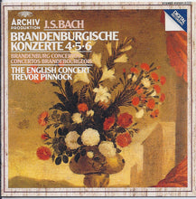 Charger l'image dans la galerie, J. S. Bach* – The English Concert, Trevor Pinnock : Brandenburgische Konzerte 4•5•6 = Brandenburg Concertos = Concertos Brandebourgeois (CD, Album, RE)