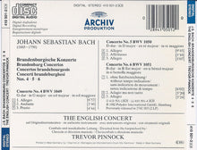 Charger l'image dans la galerie, J. S. Bach* – The English Concert, Trevor Pinnock : Brandenburgische Konzerte 4•5•6 = Brandenburg Concertos = Concertos Brandebourgeois (CD, Album, RE)