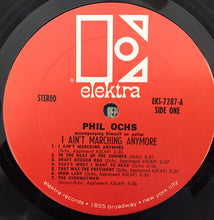 Laden Sie das Bild in den Galerie-Viewer, Phil Ochs : I Ain't Marching Anymore (LP, Album, RE, Pit)