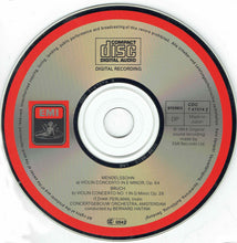 Load image into Gallery viewer, Itzhak Perlman – Mendelssohn* / Bruch* – Concertgebouw Orchestra*, Bernard Haitink : Concerto In E Minor / Concerto No. 1 In G Minor (CD)