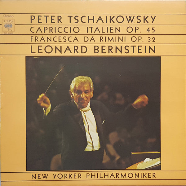 Peter Tschaikowsky*, Leonard Bernstein, New Yorker Philharmoniker* : Capriccio Italien op. 45 / Francesca Da Rimini op. 32 (LP)