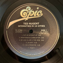 Laden Sie das Bild in den Galerie-Viewer, Ted Nugent : Intensities In 10 Cities (LP, Album)