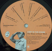 Load image into Gallery viewer, Various : Lost In The Stars (The Music Of Kurt Weill) (LP, Album, EMW)