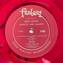 Load image into Gallery viewer, The Brew Moore Quartet And The Brew Moore Quintet : The Brew Moore Quintet (LP, Album, Mono, Red)