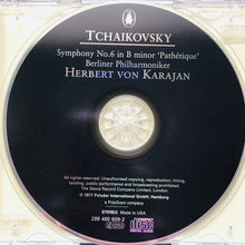 Load image into Gallery viewer, Tchaikovsky* / Herbert von Karajan, Berlin Philharmonic Orchestra* : Symphony No. 6 'Pathétique' (CD, Album, RE)