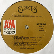 Laden Sie das Bild in den Galerie-Viewer, Carpenters : Carpenters (LP, Album, Mon)
