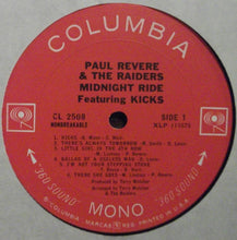 Load image into Gallery viewer, Paul Revere & The Raiders : Midnight Ride (LP, Album, Mono, San)