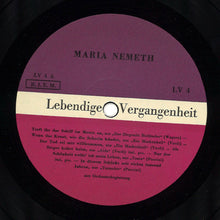 Load image into Gallery viewer, Maria Nemeth* : Lebendige Vergangenheit (LP, Comp, Mono)