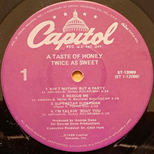 Load image into Gallery viewer, A Taste Of Honey : Twice As Sweet (LP, Album, Los)