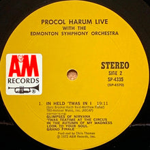 Laden Sie das Bild in den Galerie-Viewer, Procol Harum In Concert With The Edmonton Symphony Orchestra : Live (LP, Album, Mon)