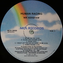 Load image into Gallery viewer, Nik Kershaw : Human Racing (LP, Album, Pin)
