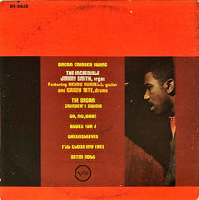 Laden Sie das Bild in den Galerie-Viewer, The Incredible Jimmy Smith* Featuring Kenny Burrell And Grady Tate : Organ Grinder Swing (LP, Album, MGM)