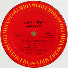 Load image into Gallery viewer, The Miracles : Love Crazy (LP, Album, Ter)