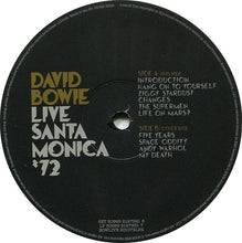 Laden Sie das Bild in den Galerie-Viewer, David Bowie : Live Santa Monica '72 (2xLP, Album, Ltd, Num)
