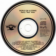 Laden Sie das Bild in den Galerie-Viewer, Henry "Red" Allen : World On A String (CD, Album, RE, RM)
