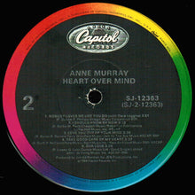 Laden Sie das Bild in den Galerie-Viewer, Anne Murray : Heart Over Mind (LP, Album, Jac)