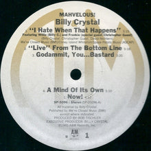 Laden Sie das Bild in den Galerie-Viewer, Billy Crystal : Mahvelous! (LP, Album, B -)